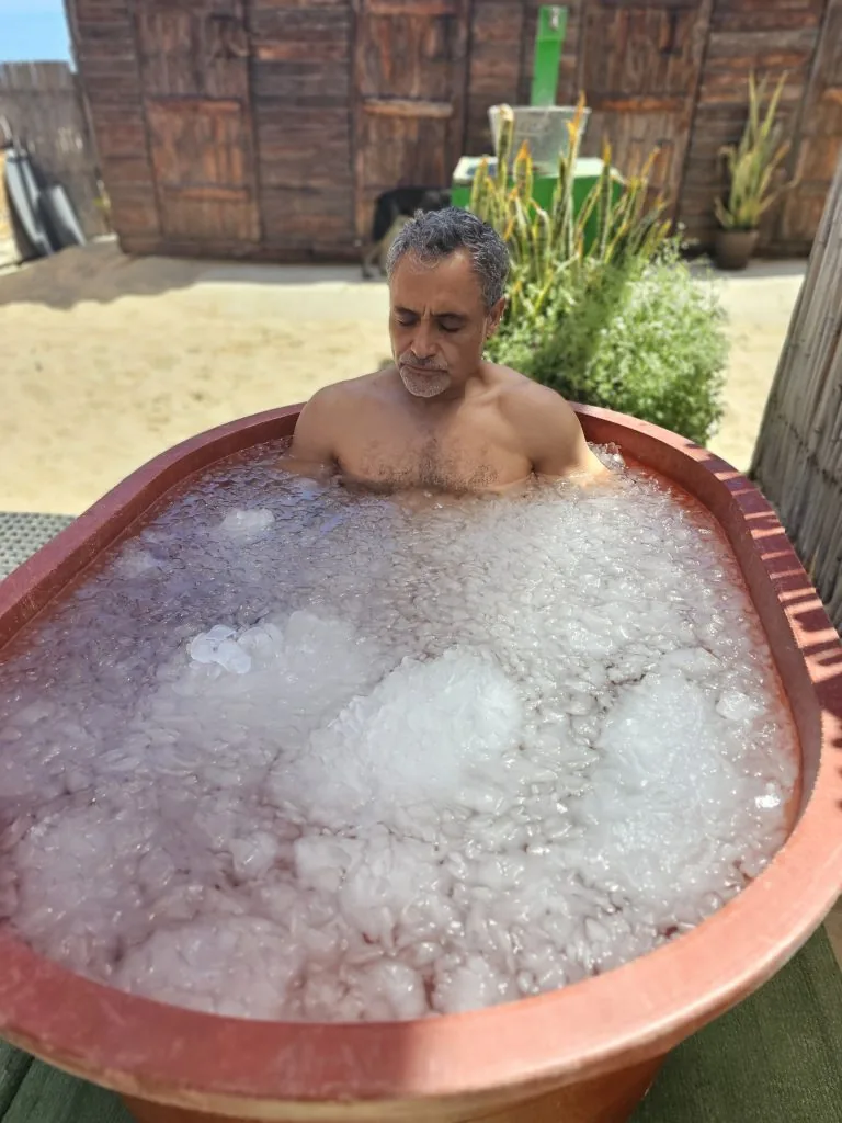 live ice bath